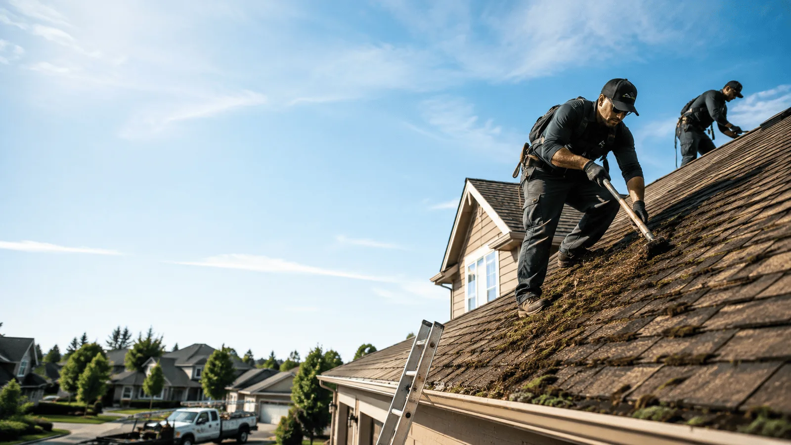 Roof Moss Removal in Harmon, IL near me